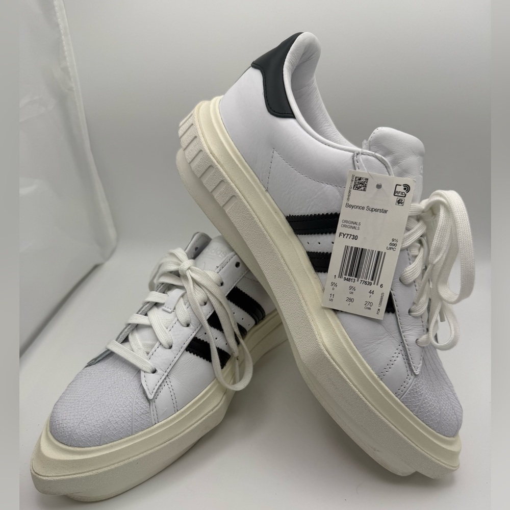 BEYONCE X ADIDAS IVY PARK Superstar Originals Platform Sneaker Shoes NWT US 11 - Picture 3 of 15